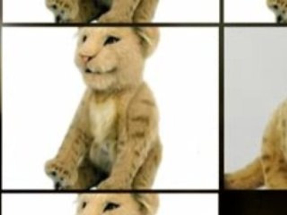 WowWee Alive Lion Cubs Plush Robotic Toys in Tan, Great Toy!