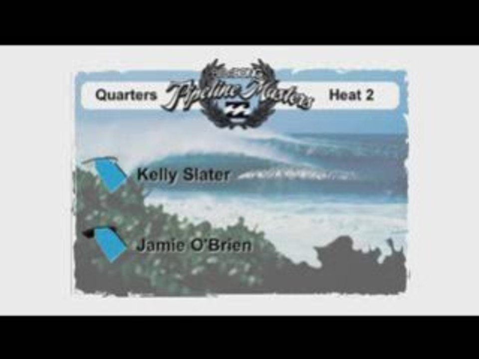 Quart de finale du Billabong pipeline masters 2008 (Slater v