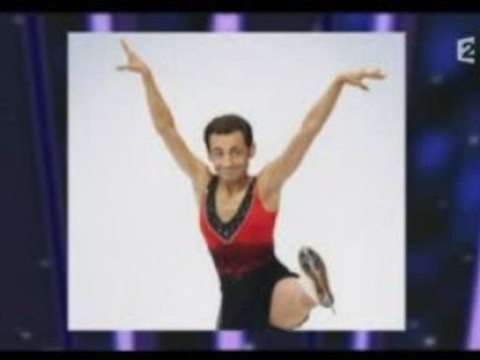 Sarkozy le roi du patin [ONPC] Ruquier (fun)