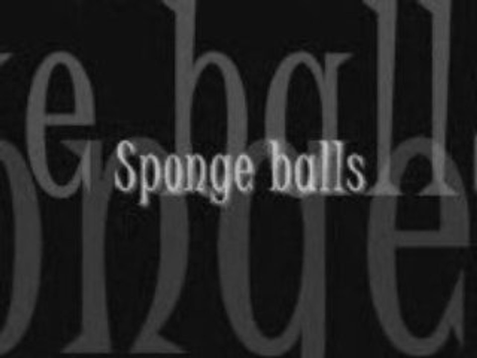 Sponge balls