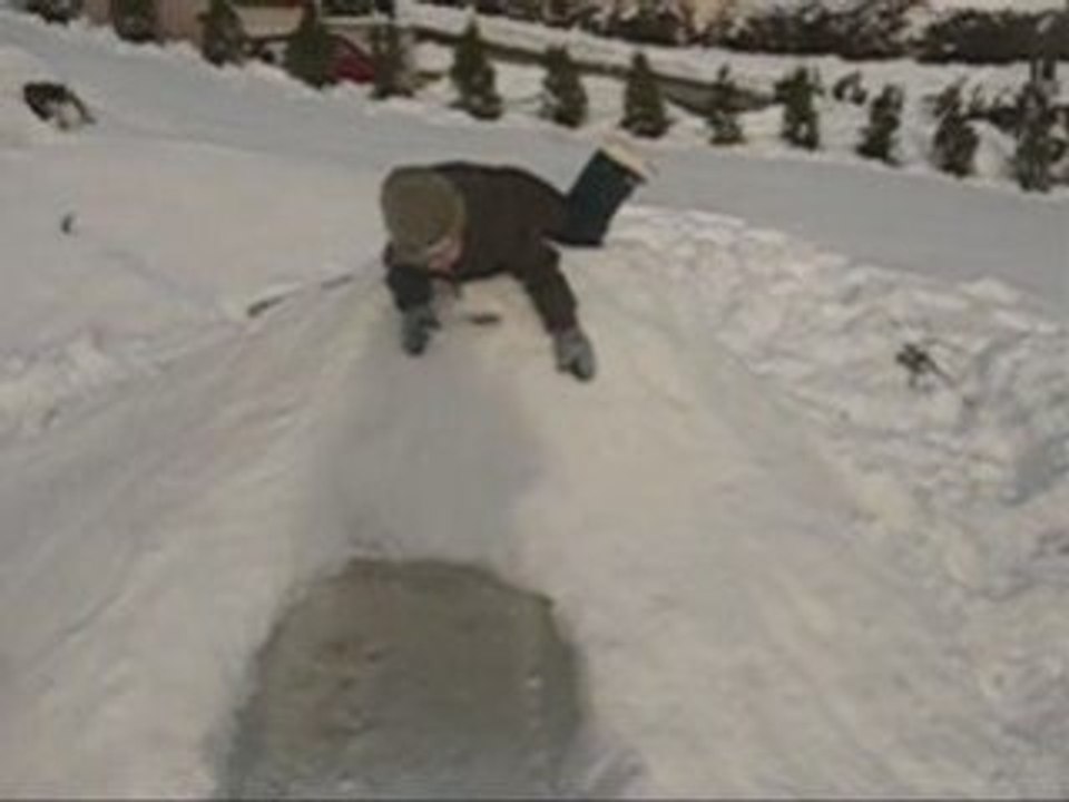 Premier jour de ski de theo