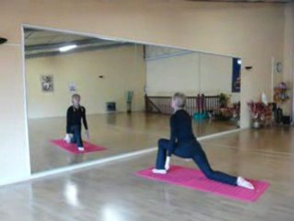 Petit enchainement d'étirements-yoga