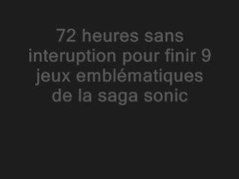 Le Marathon de Sonic