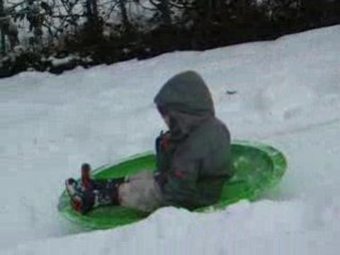 luge improvisée