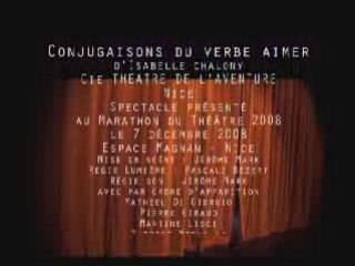Vidéo "Conjugaisons du verbe Aimer" le 7/12/08