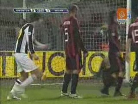 JUVENTUS TURIN - MILAN AC 4-2 RESUME DU MATCH