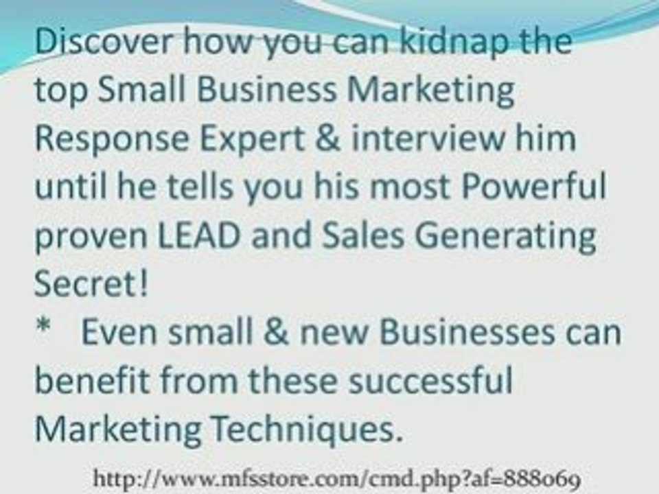 15 Second Marketing, get new Leads & more Sales immediately.