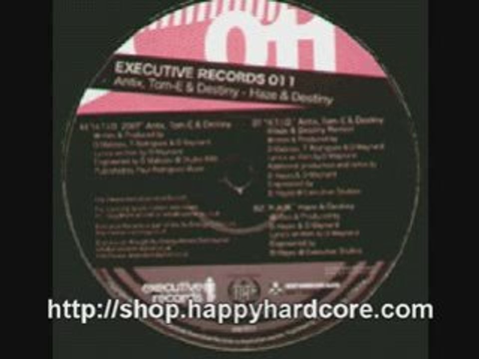 Haze & Destiny - Raw EXE011 Executive Records happy hardcore