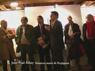 Vernissage de l'exposition de Manuel Moros "La Retirada"