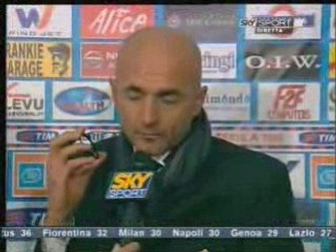 Spalletti a sky dopo la sconfitta meritata di Catania