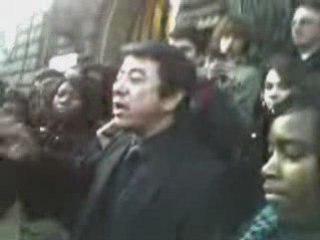 Première journée de blocus à Dumézil