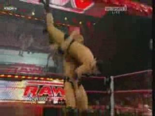 John Cena & Batista vs Orton & Rhodes & Manu - Part 3 of 3