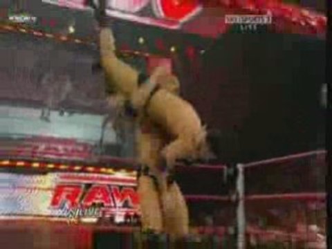 John Cena & Batista vs Orton & Rhodes & Manu - Part 3 of 3