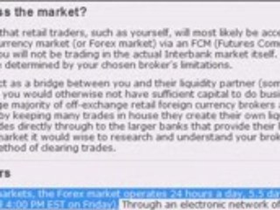 Forex Overview
