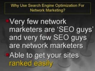Why use SEO for Network Marketing