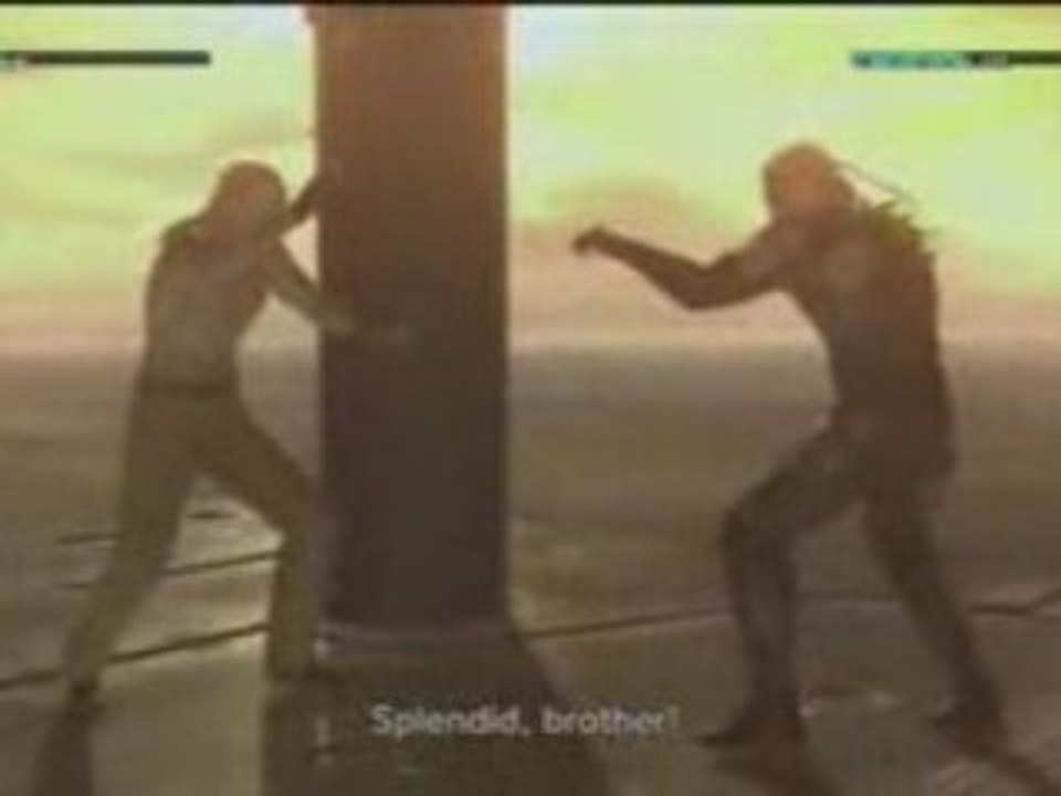 MGS4 - Solid Snake vs Liquid Ocelot (spoiler)