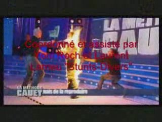 Flammes stunts-divers