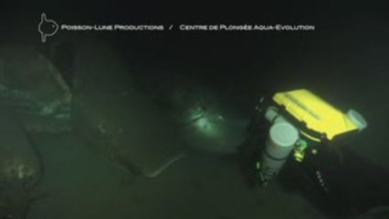 Plongée en recycleur sur le Beechcraft Baron de Théoule