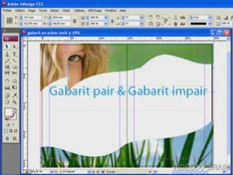 Adobe InDesign CS3 : Objet gabarit en scène
