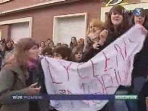 Blocus Réforme Darcos @ St Rémi sur France 3 [15.12.08]