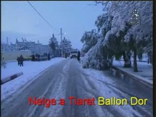 LA NEIGE SUR TIARET ALGERIE