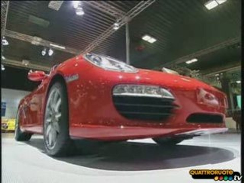 Porsche Cayman and Boxster al Bologna Motorshow 2008