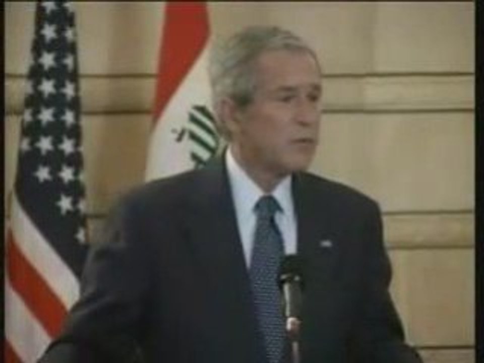 Man Throws Shoes At President Bush