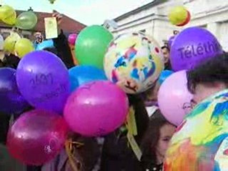 Lacher de ballon Téléthon 2008