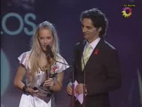 Premios Clarin 2008 Luisana Lopilato y Joaquin Furriel