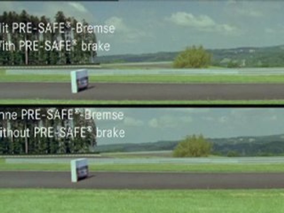 Mercedes-Benz  Pre-Safe Brake  EFFICIENCY
