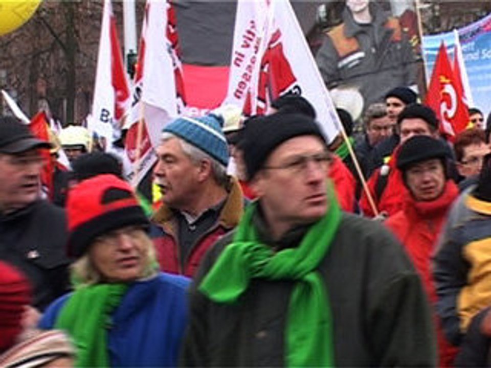 L'Euro manif à Strasbourg