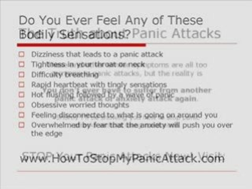 How to Stop A Panic Attack in 1 Minute eBook