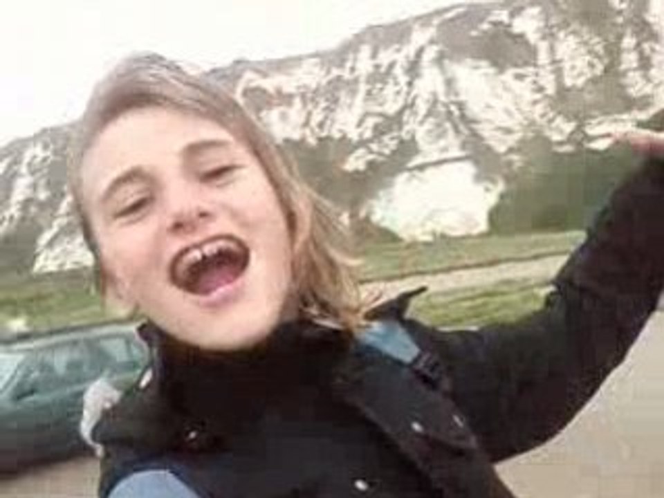 Moi en angleterre (titanic)