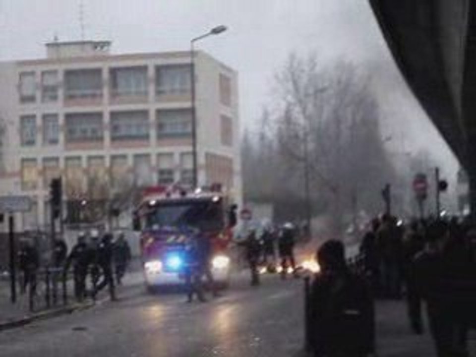 Blocus du lycée Baggio... (16/12/2008)