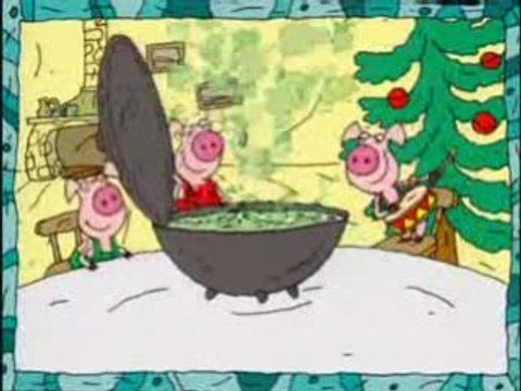 Kerstmis bij de 3 biggetjes