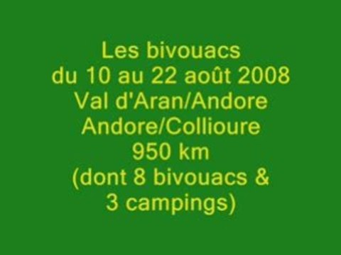 Bivouac Pyrénées 08-2008