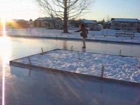 Premiers coups de patins