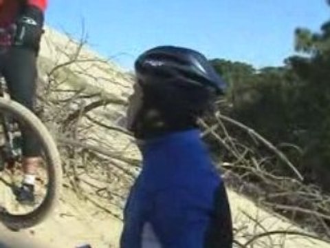 descente vtt dune pyla arcachon océan oxygene arcachon