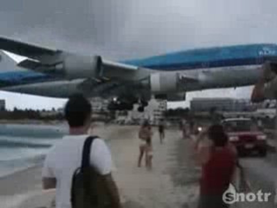 Atterrissage d'un 747