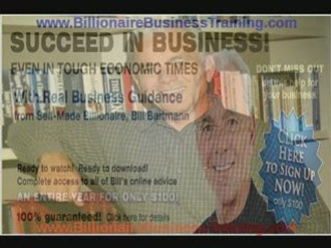 Billionaire Business Training with Bill Bartmann