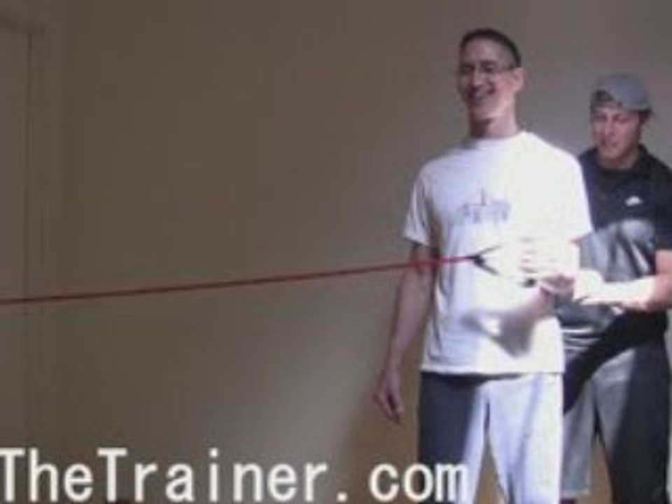 Resistance Tube External Rotation Rotator Cuff Exercise