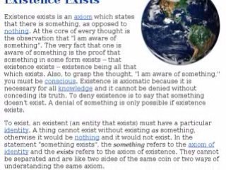 Philosophy Basics: Existence
