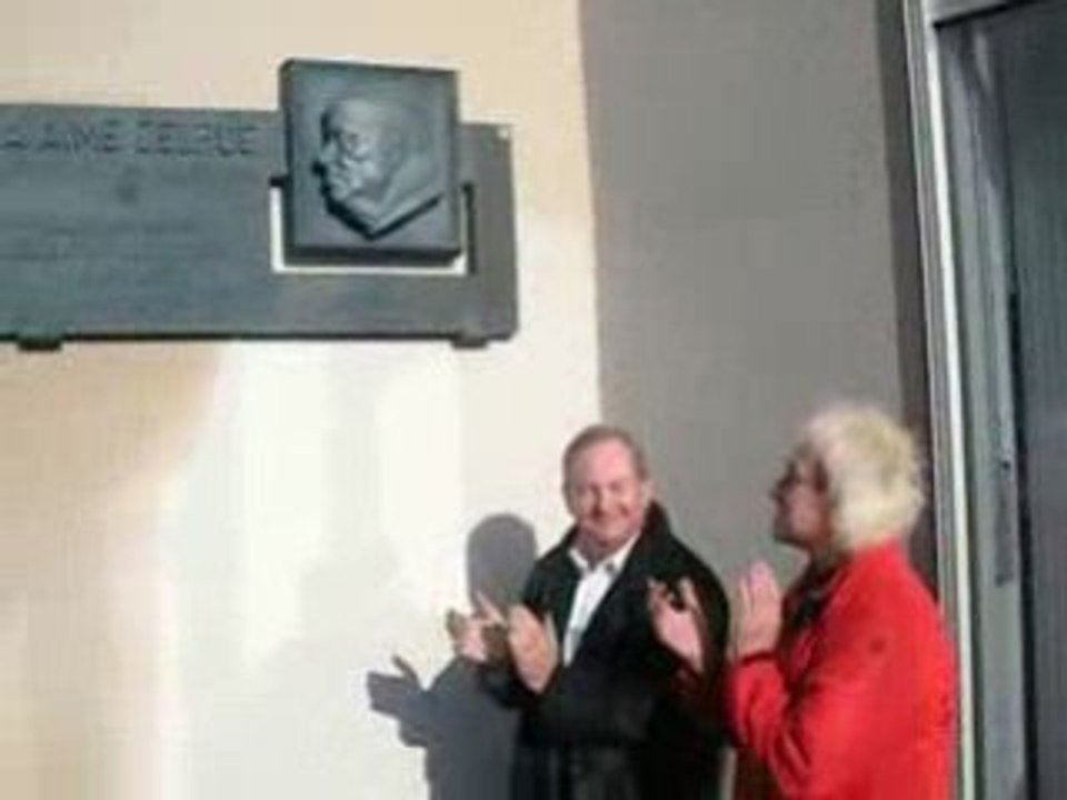 Dévoilement de la plaque Aimé-Delrue