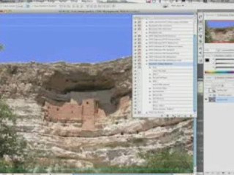 Using Actions - Photoshop for video Podcast - 106