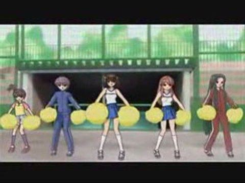 Suzumiya Haruhi 'Lucky Star' dance