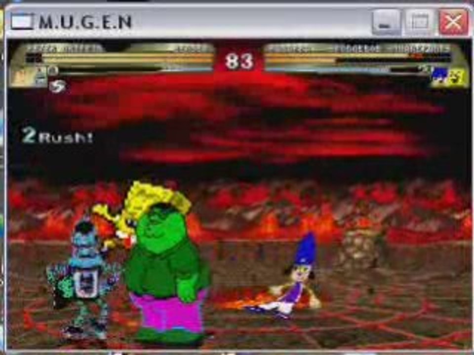 TRF All-Stars#7: Retarded cpu mugen brawl