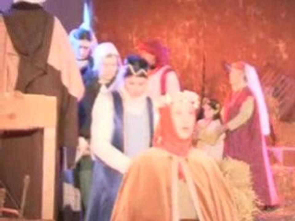 Crèche de noel à Provins