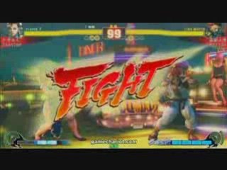 Street Fighter 4 : Chun-Li vs Gouki