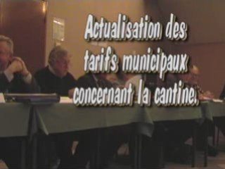 20081218Actualisation des tarifs cantine