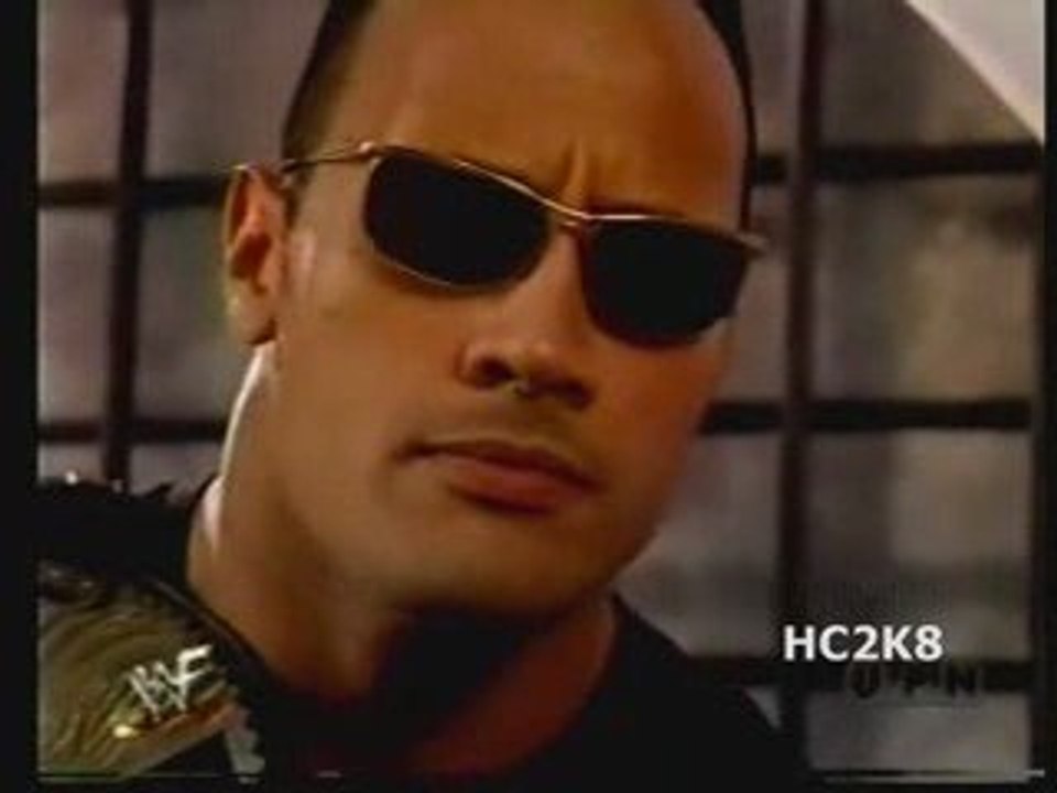 The Rock talks about his match against HHH + Angle